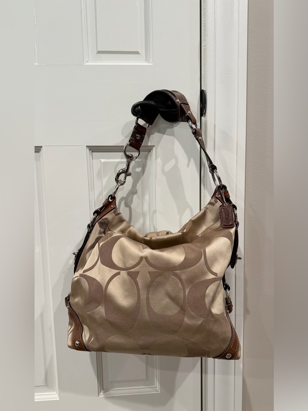 Coach signature vintage Carly hobo bag